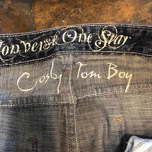 Converse one star distressed denim jeans - Picture 8 of 10